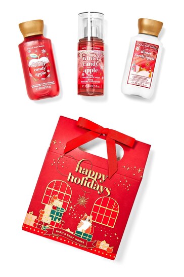 Bath & Body Works Winter Candy Apple Mini Gift Box Set