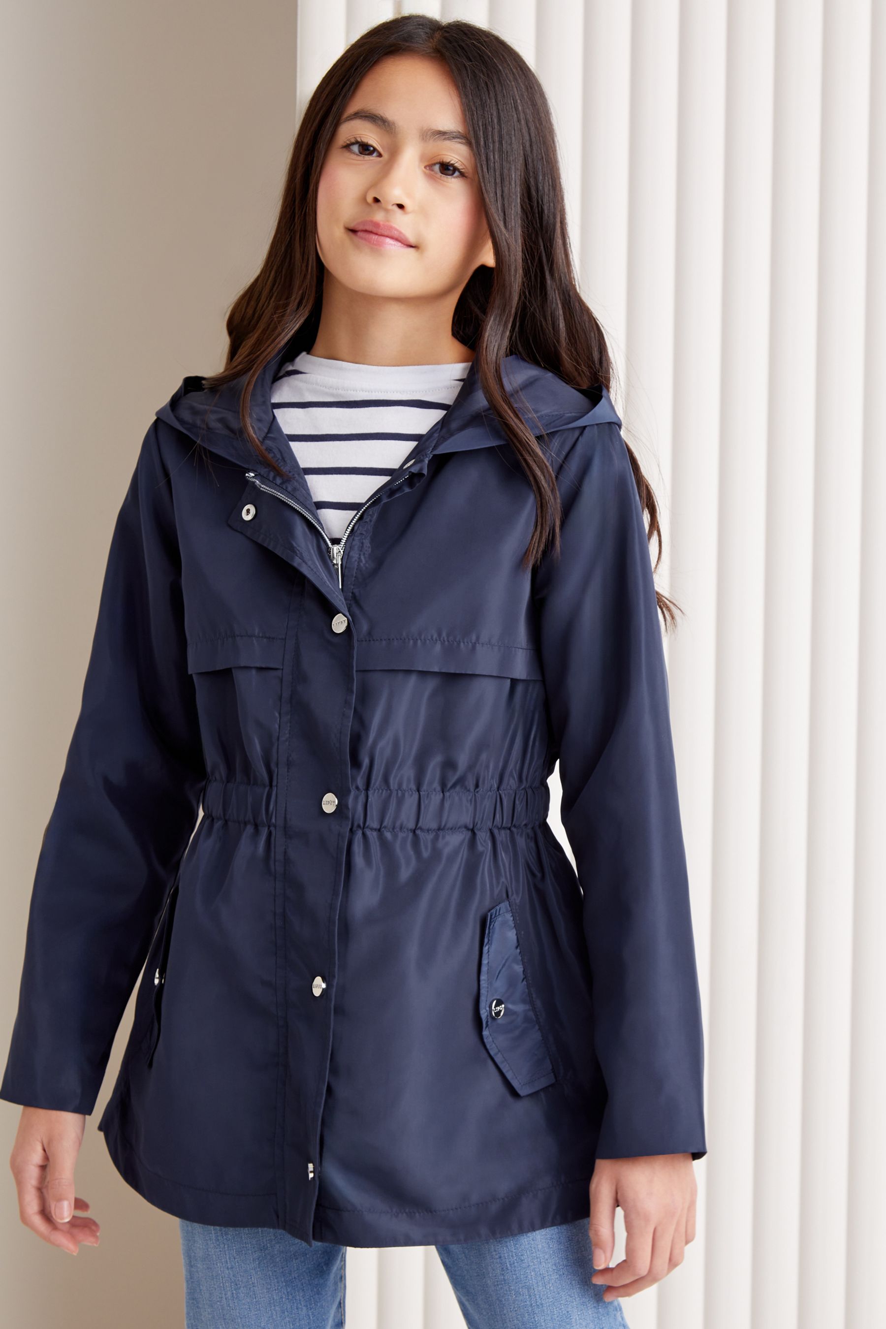 Lipsy contrast stitch mac coat clearance