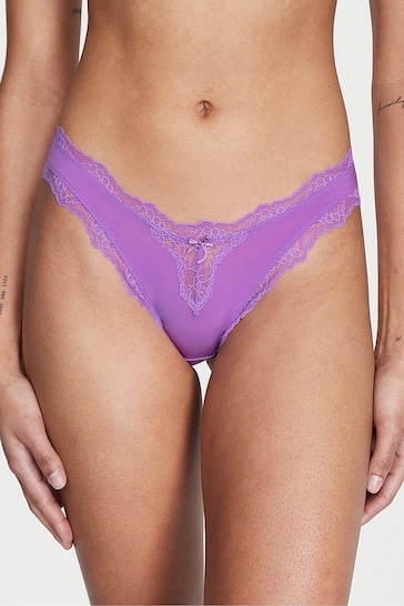 Victoria's Secret Purple Tease Brazilian Knickers