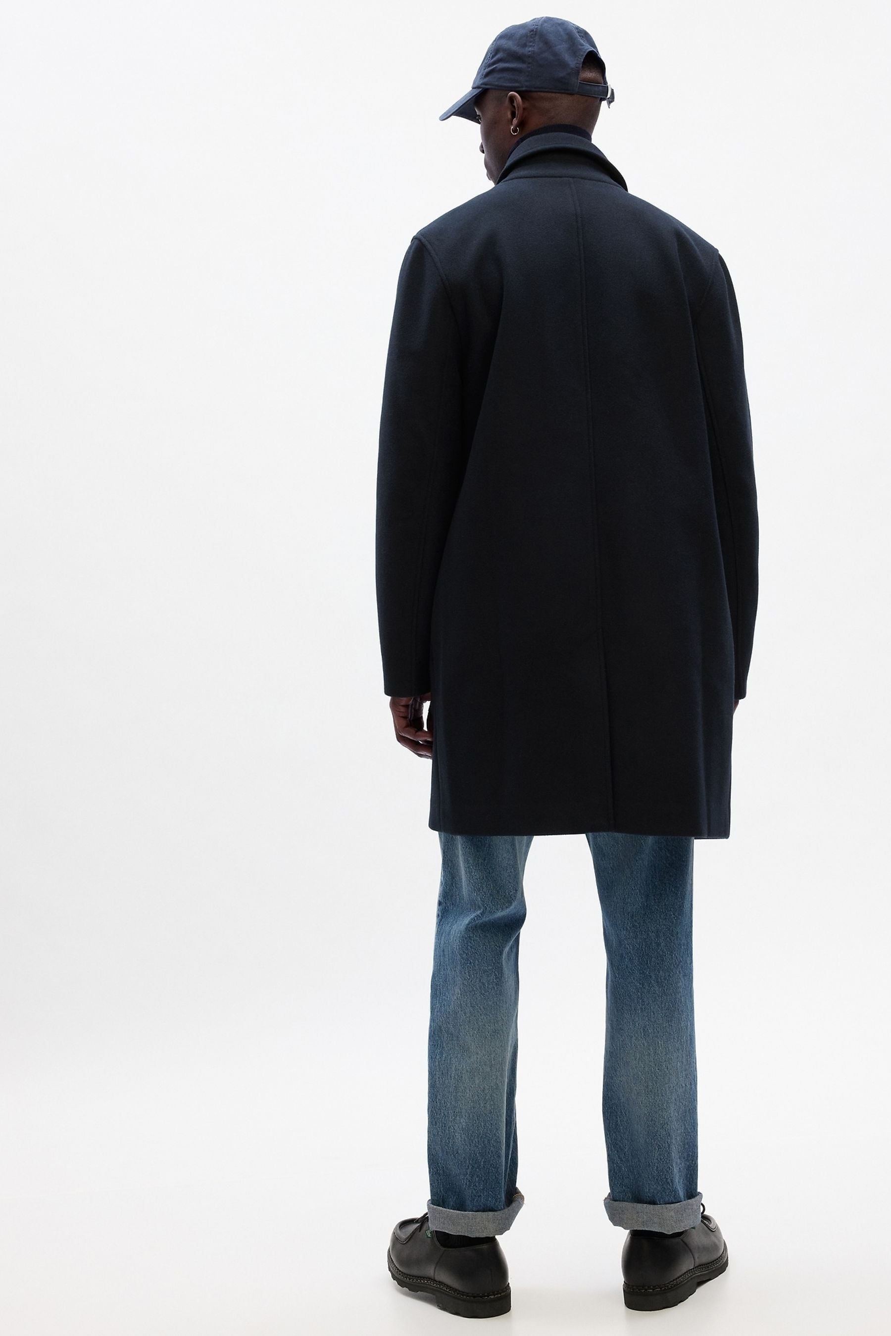 Buy Gap Blue Relaxed Longline Topcoat from the Next UK online shop