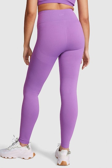 Victoria's Secret PINK Glazed Violet Purple Seamless Workout Legging