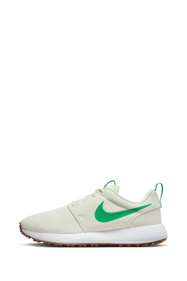 Nike White/Green Roshe G Trainers