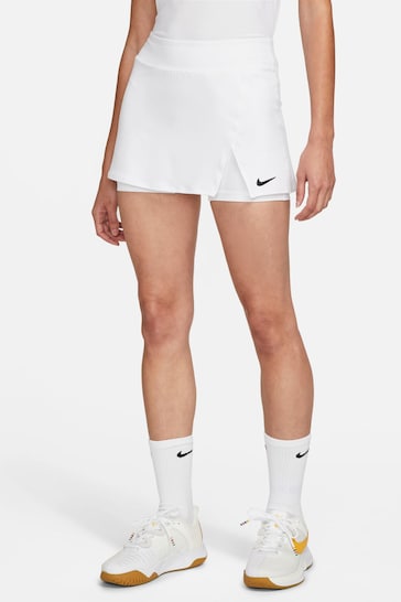 Nike White Dri-FIT Victory Tennis Skirt