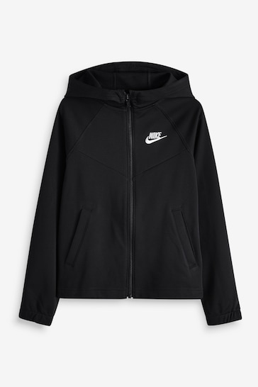 Nike Black Full Zip Hoodie Tracksuit