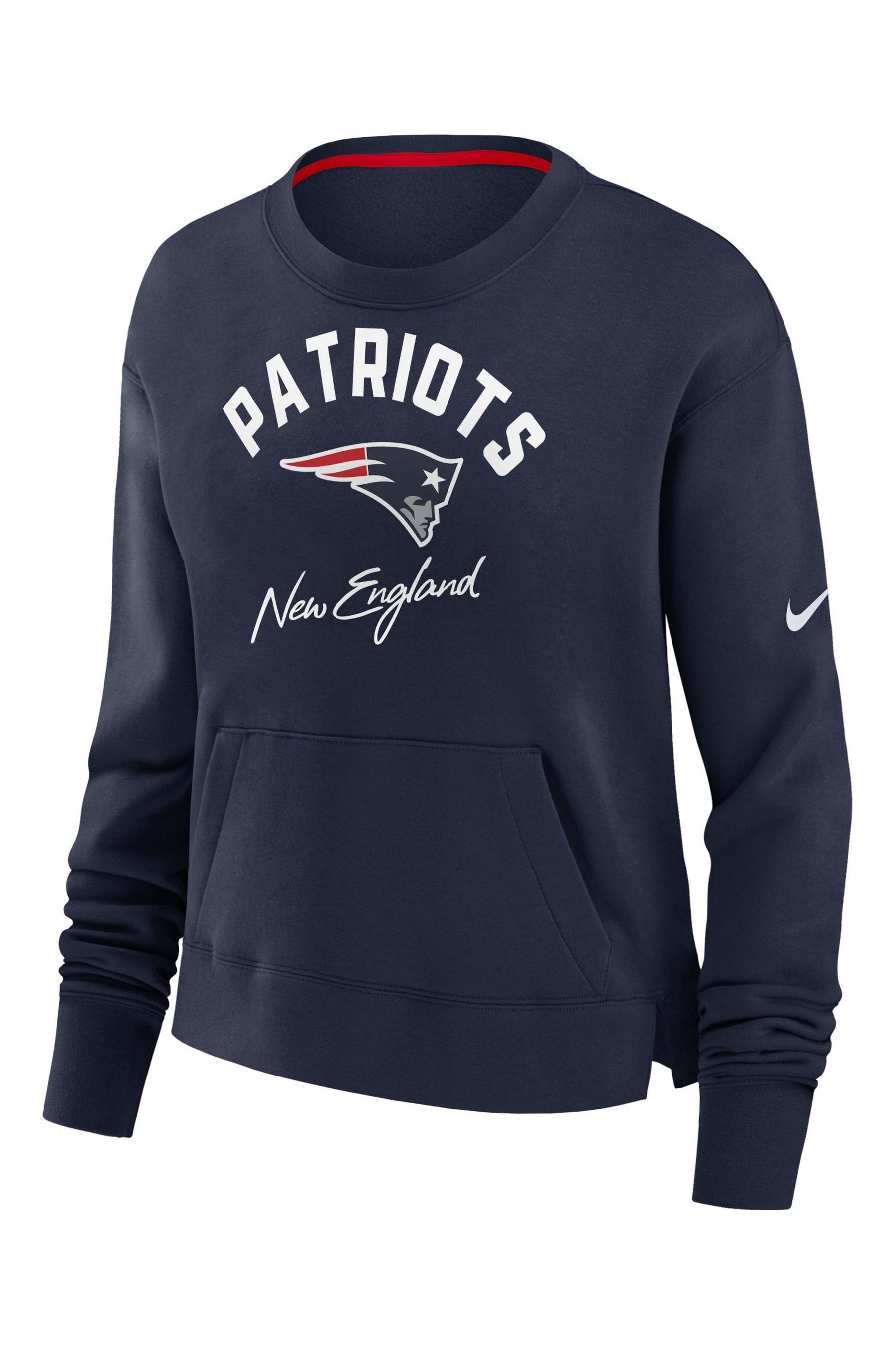 Buy Fanatics Blue New England Patriots Crew Fleece from the Next