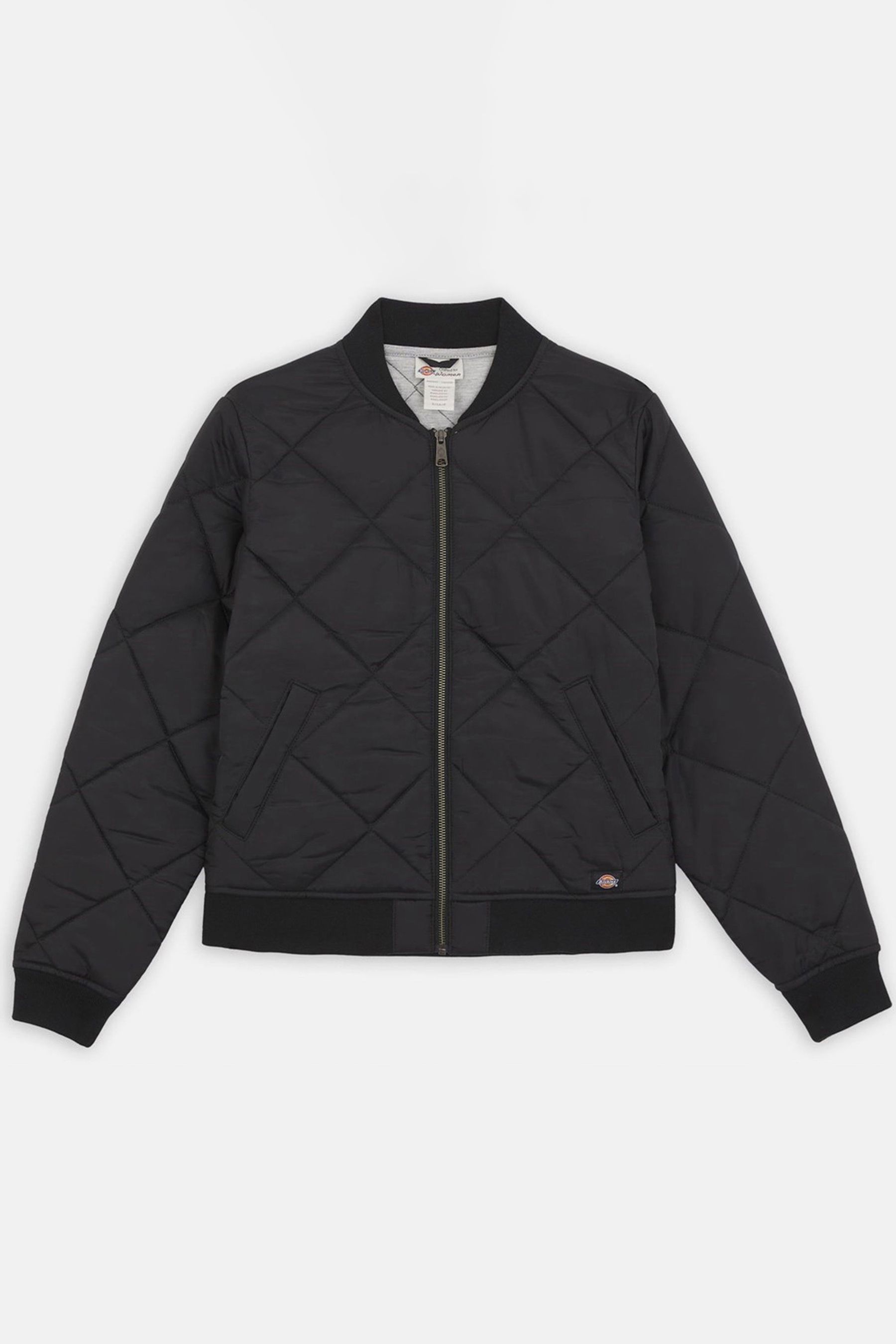 Buy Dickies Quilted Bomber Black Jacket from the Next UK online shop