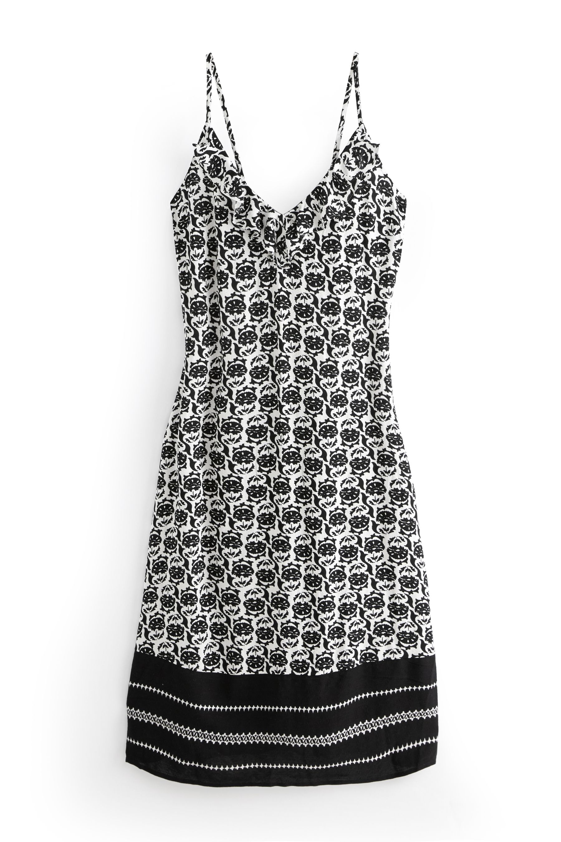 Black white sundress hotsell