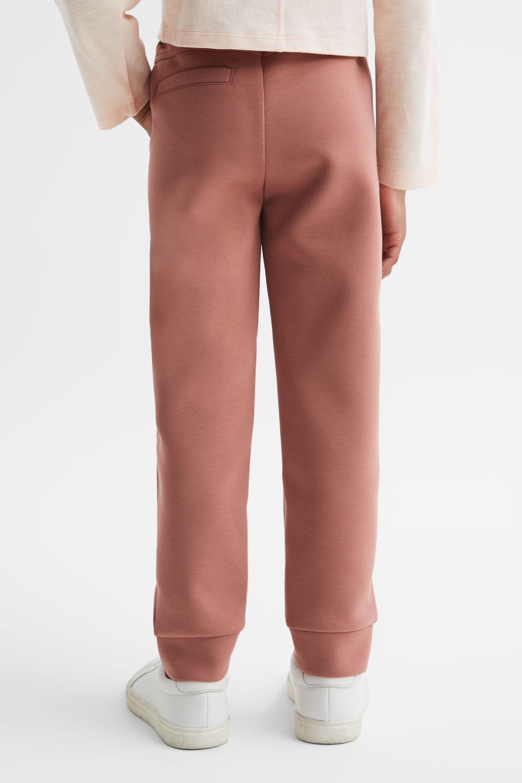 Buy Reiss Mink Seren Junior High Rise Elasticated Jersey Trousers