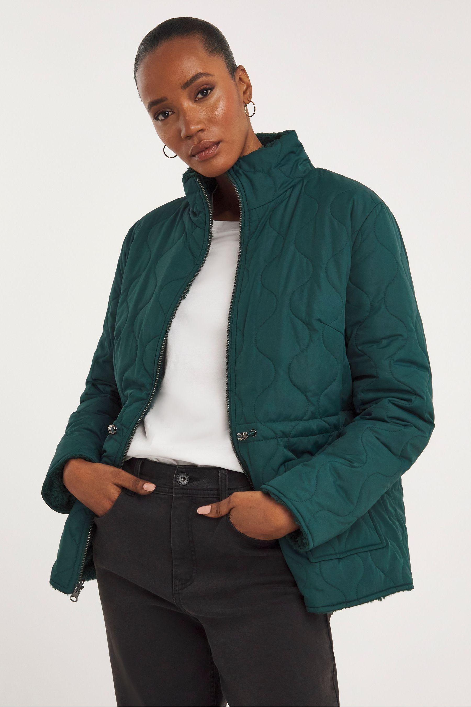 Jd williams quilted hotsell jackets