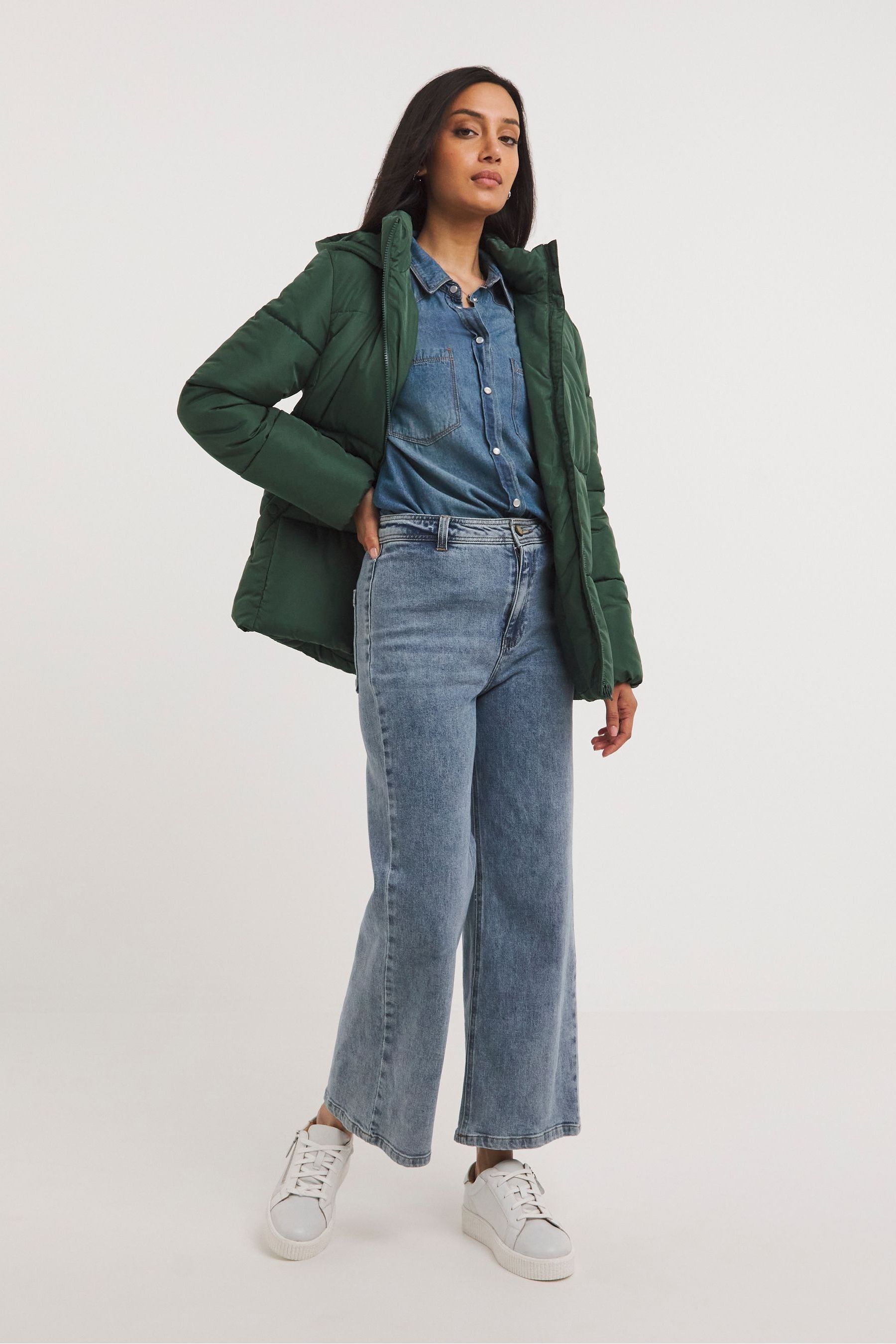 Buy JD Williams Green Padded Puffer Coat from the Next UK online shop