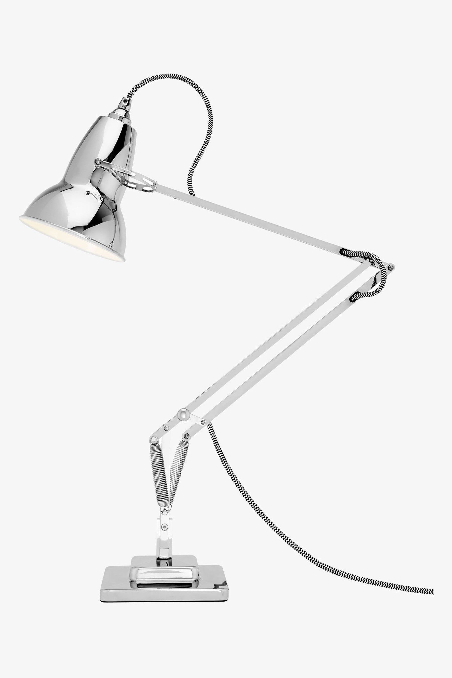 Silver anglepoise lamp best sale