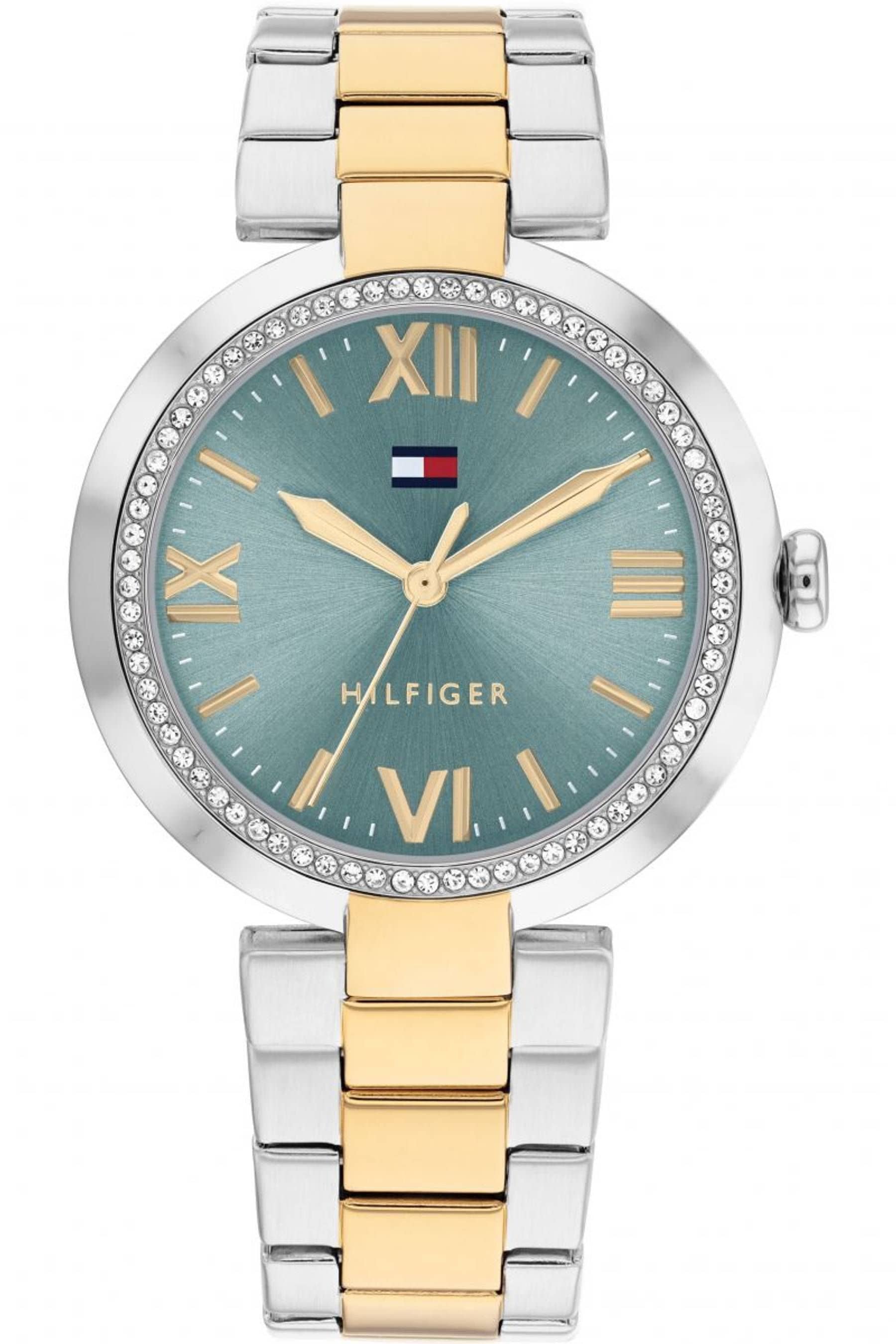 Buy Tommy Hilfiger Ladies Gold Tone Alice Dress Watch from the