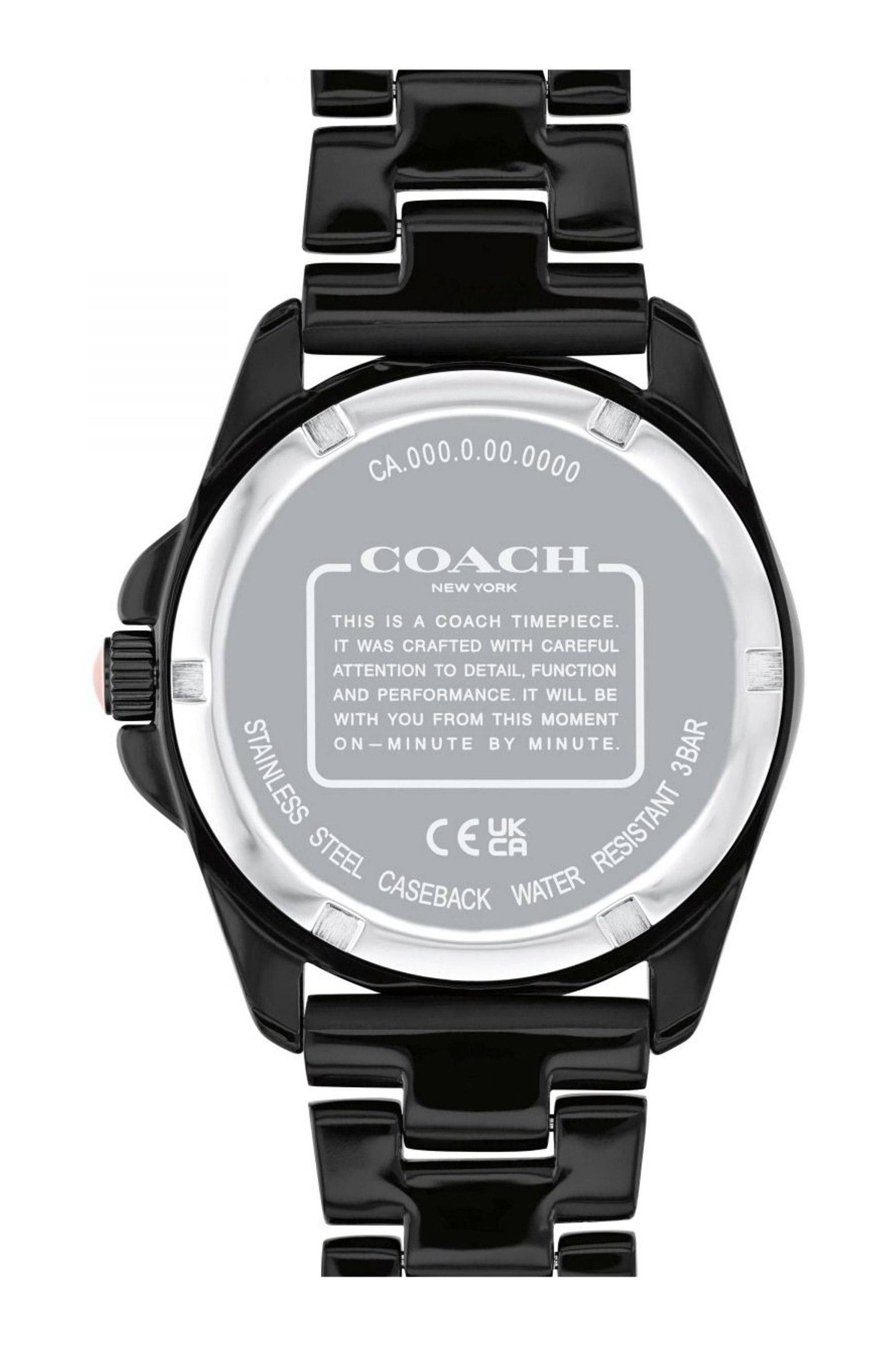 Black coach watch hotsell