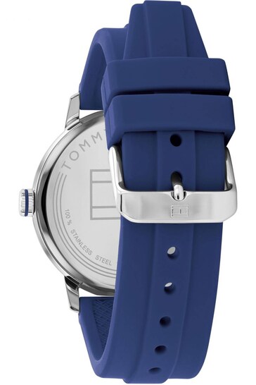 Tommy Hilfiger Gents Blue Essentials Watch and Nylon Bracelet Watch Gift Set