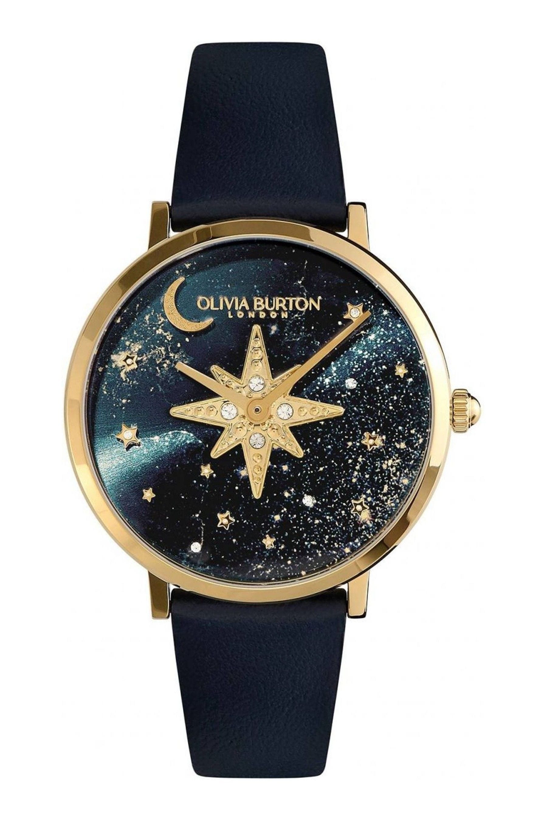 Olivia Burton Ladies Blue Celestial Nova Watch