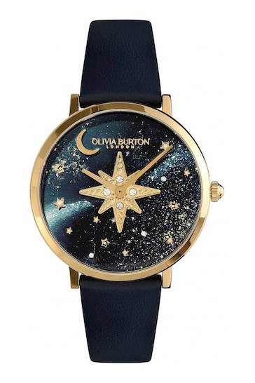 Olivia Burton Ladies Blue Celestial Nova Watch