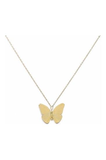 Olivia Burton Jewellery Ladies Gold Tone Butterfly Necklace