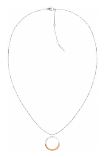 Calvin Klein Ladies Pink Jewellery Soft Squares Necklace