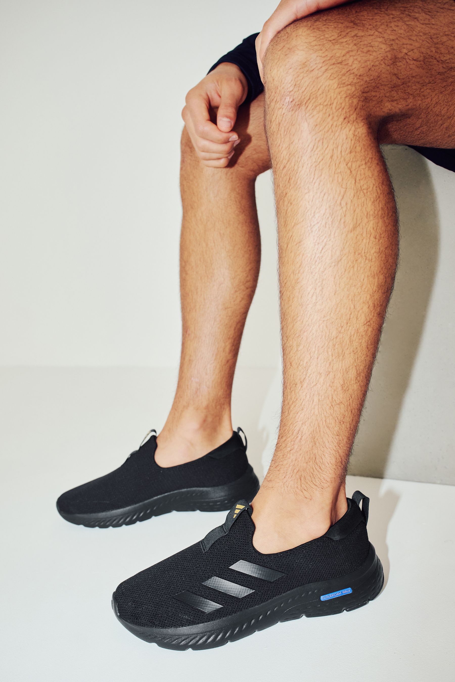 Buy adidas Black Cloudfoam Move Lounger Slip In Trainers from the Next UK online shop