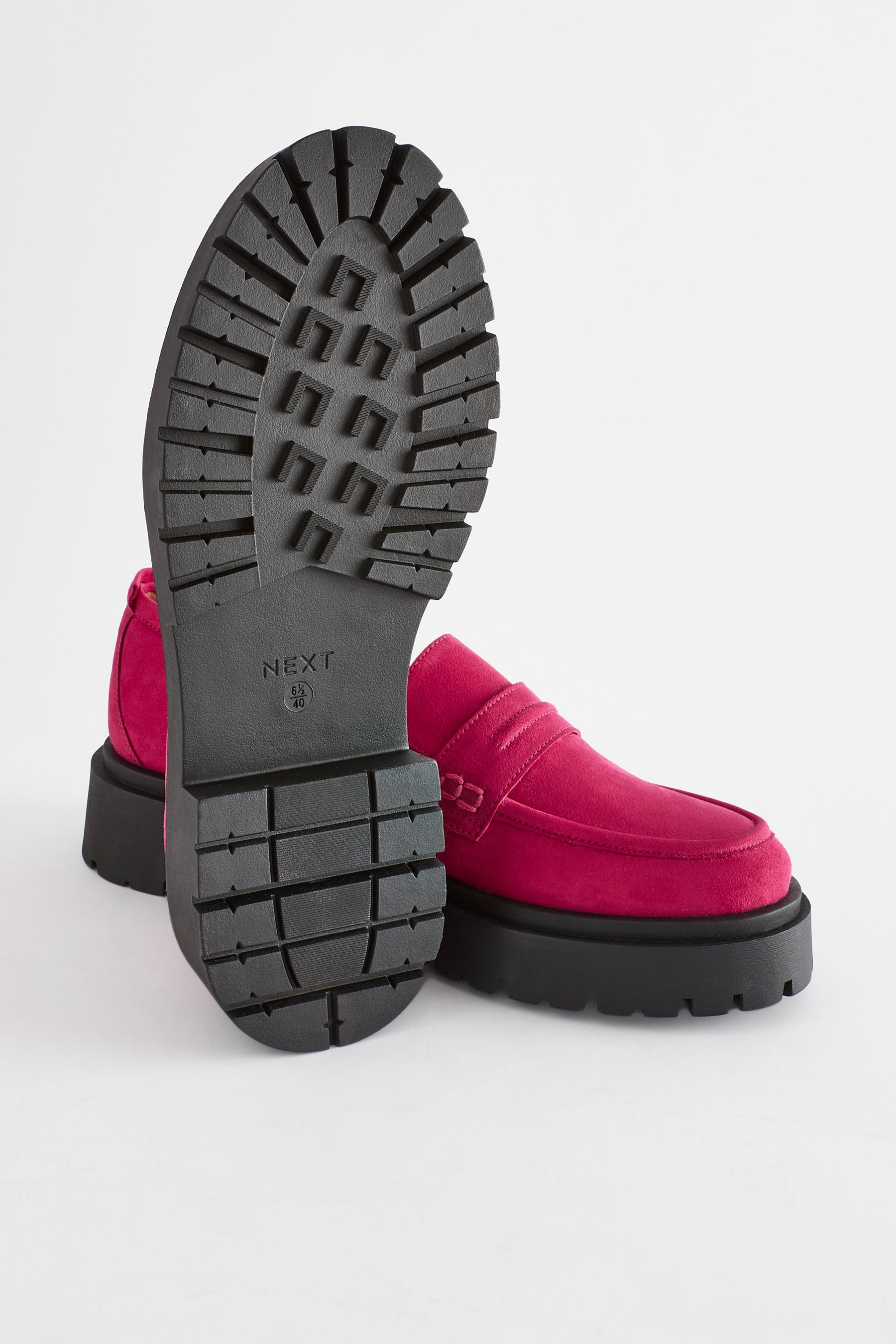 Next pink loafers top
