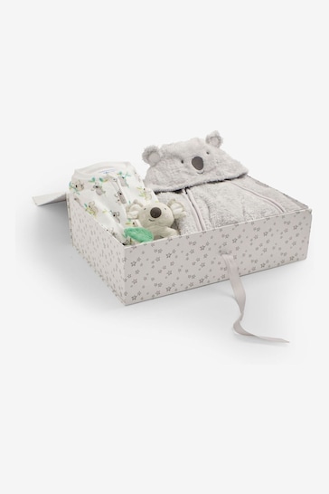 JoJo Maman Bébé Grey Bringing Baby Home Koala Gift Set