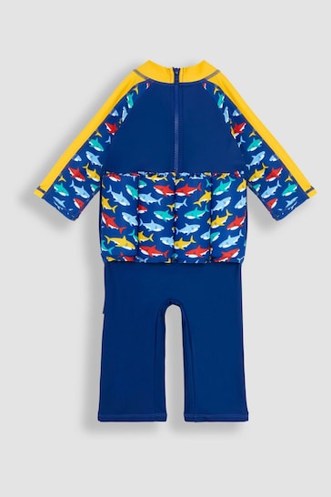 JoJo Maman Bébé Shark UPF 50 Sun Protection Float Suit