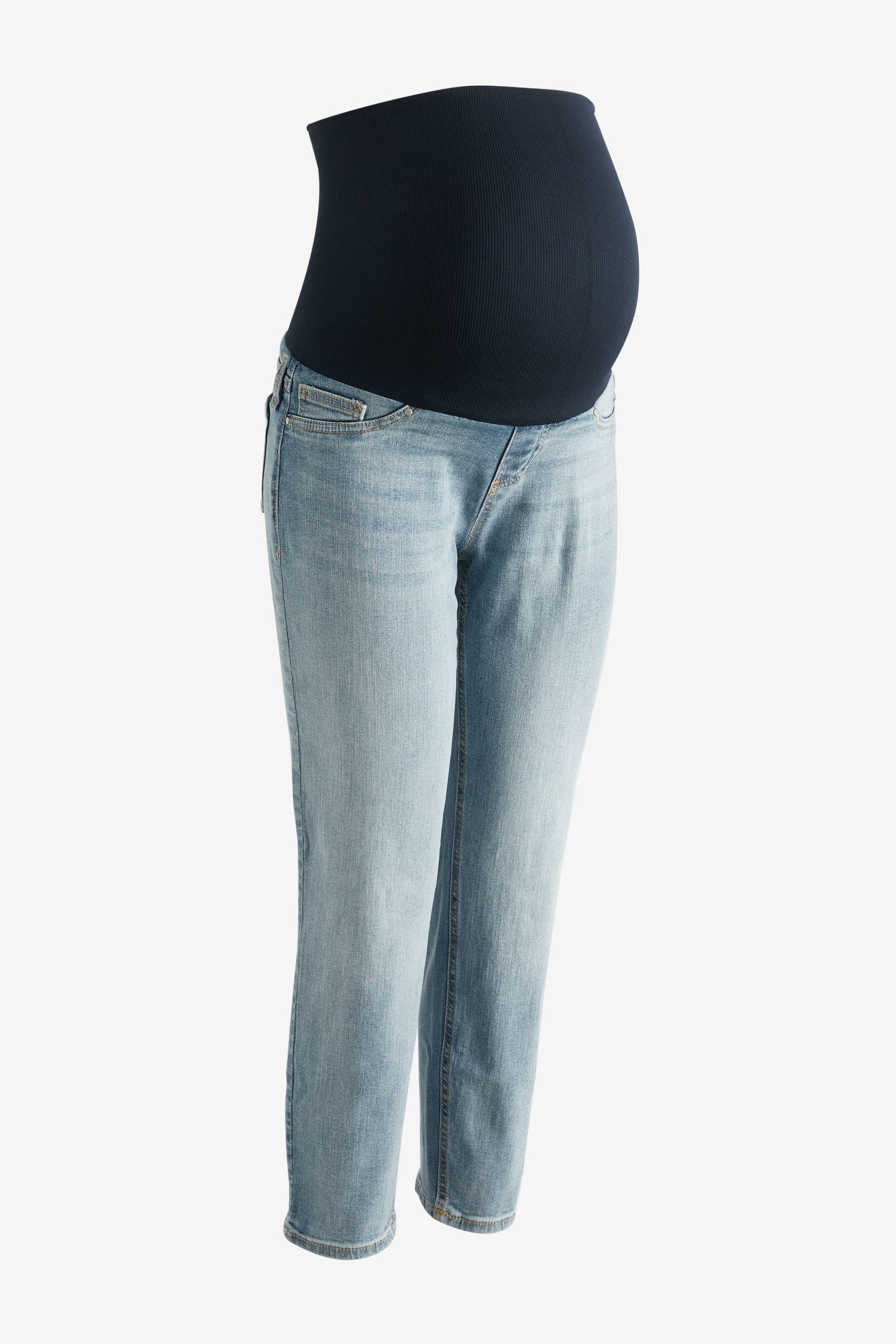 Blue shop post jeans