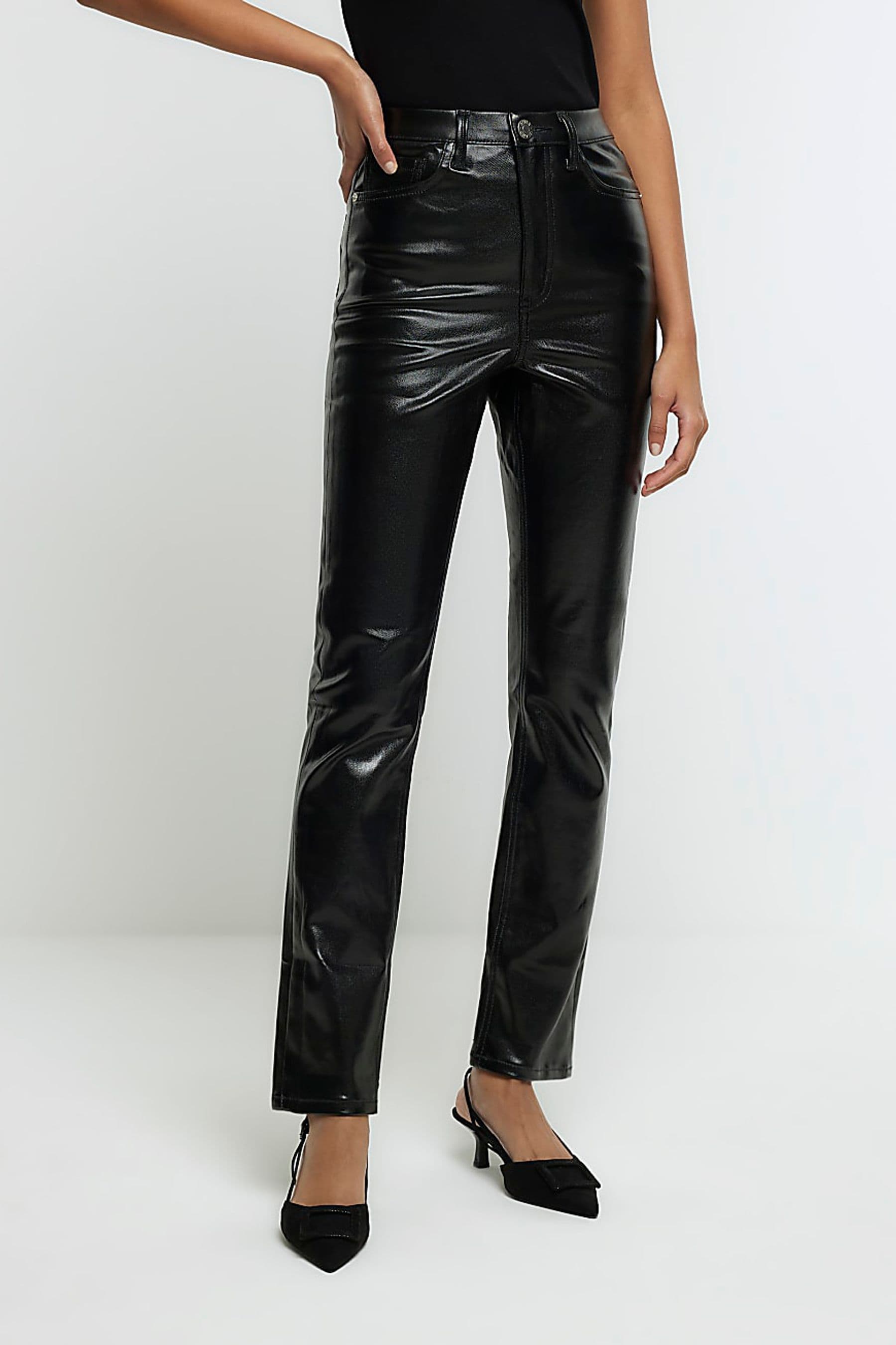 Black coated hot sale jeans river island