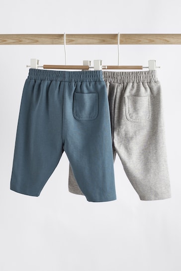 Grey Baby Smart Trousers 2 Pack