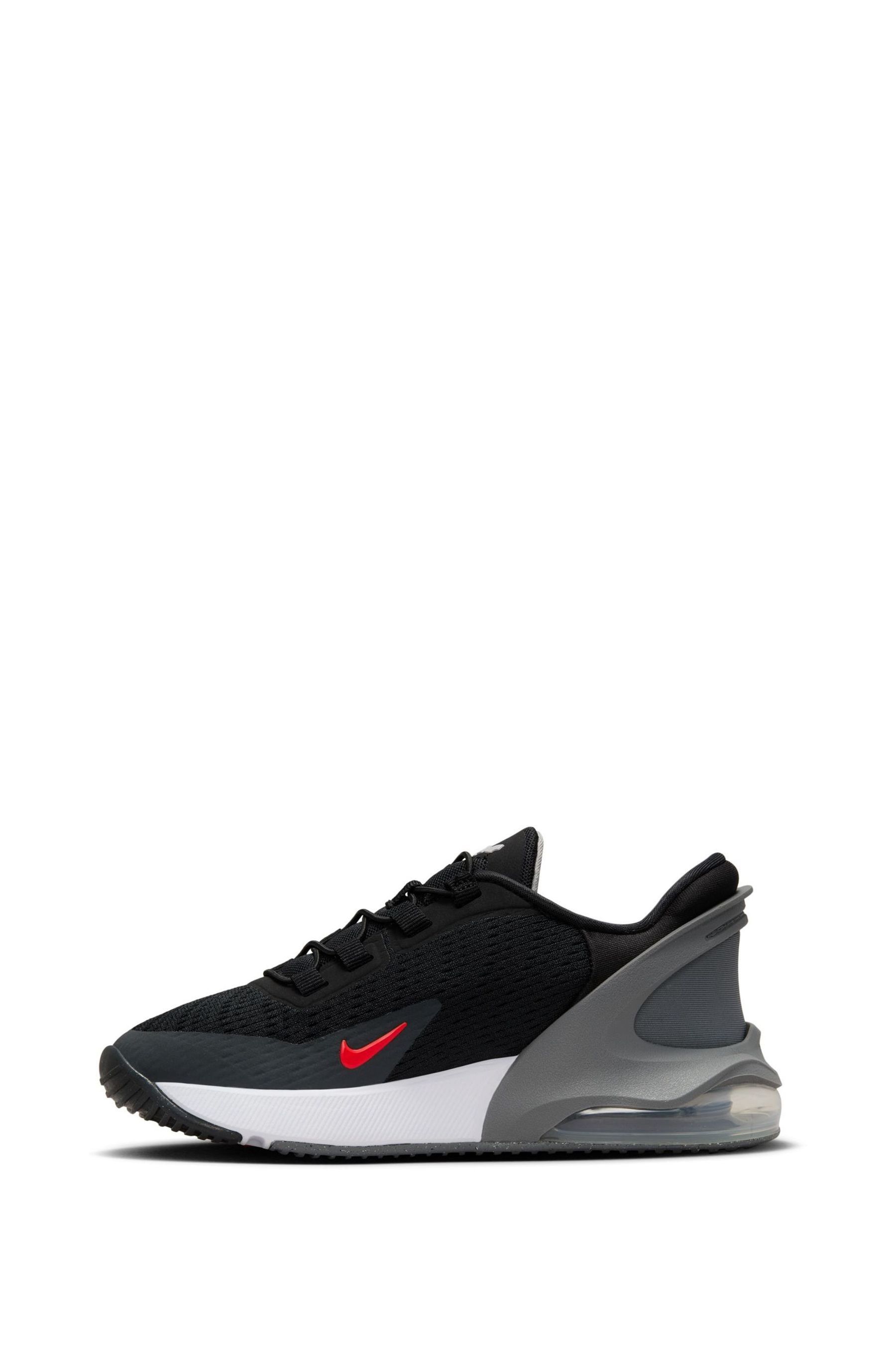 Nike Black Red Air Max 270 GO Easy On Junior Trainers