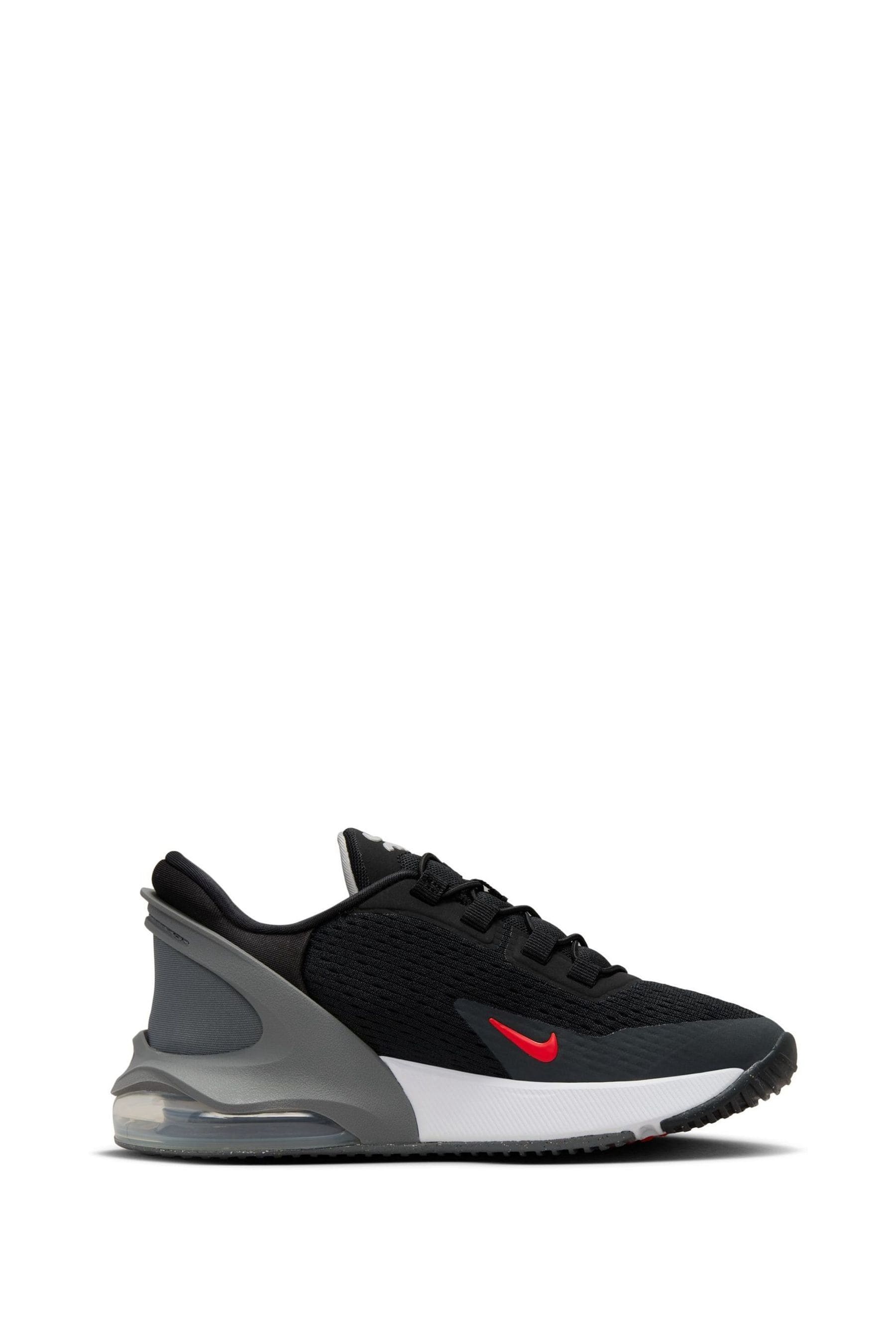 Nike Black Red Air Max 270 GO Easy On Junior Trainers