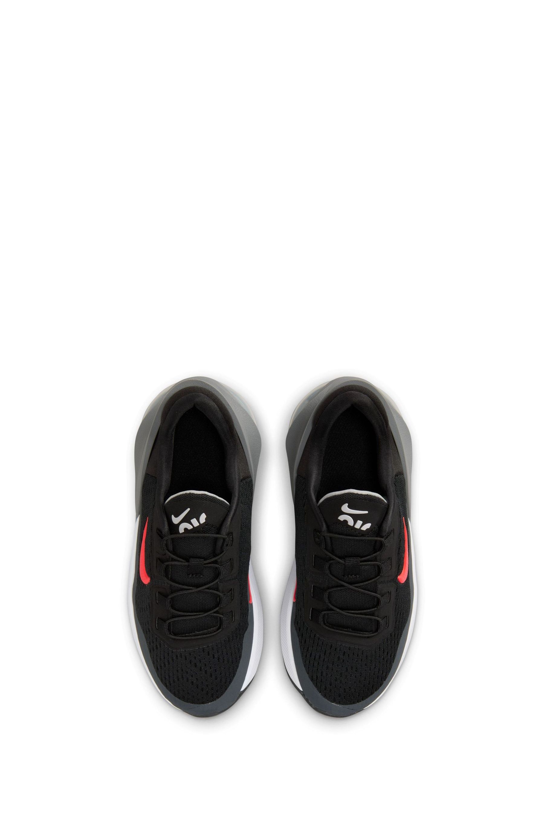 Nike Black Red Air Max 270 GO Easy On Junior Trainers