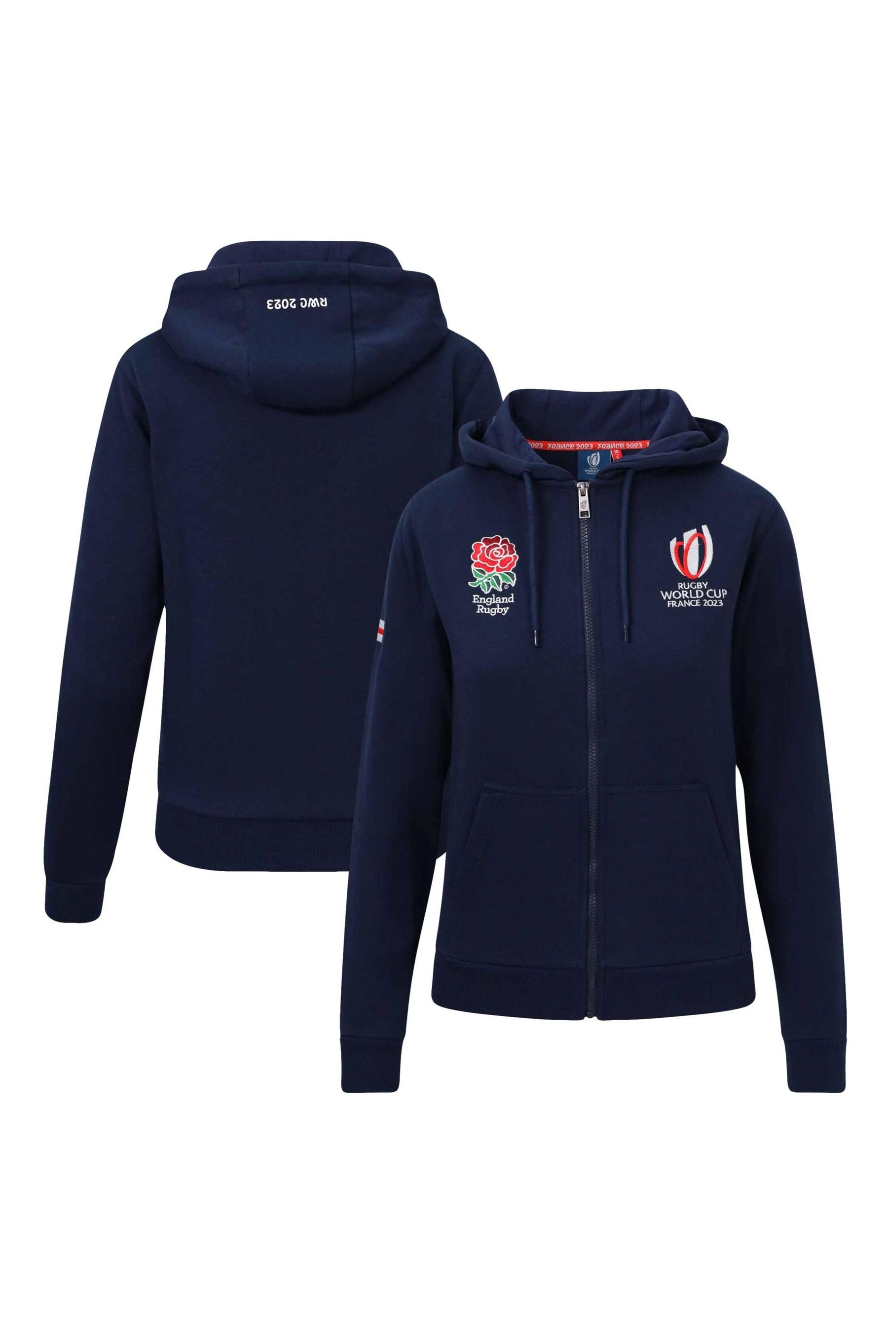 Buy Fanatics Blue Rugby World Cup 2023 England Hoodie from the