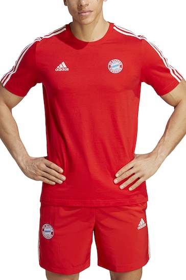 adidas Red FC Bayern DNA T-Shirt and Short Set