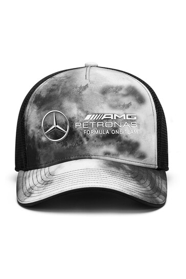 Fanatics Grey Mercedes AMG Petronas F1 Tie Dye Trucker Cap