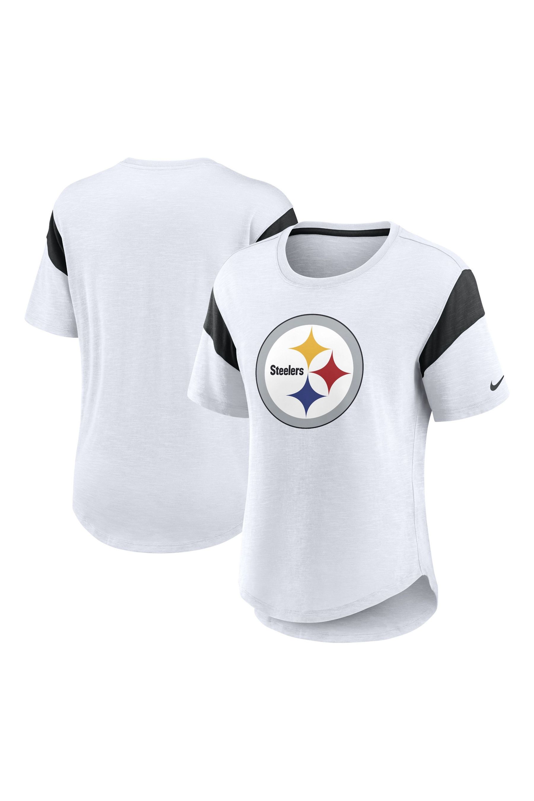White hotsell steelers shirt