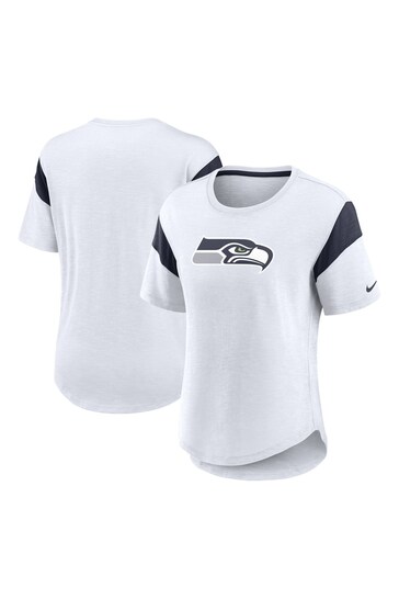 Fanatics NFL Seattle Seahawks Slub Fashion White Top