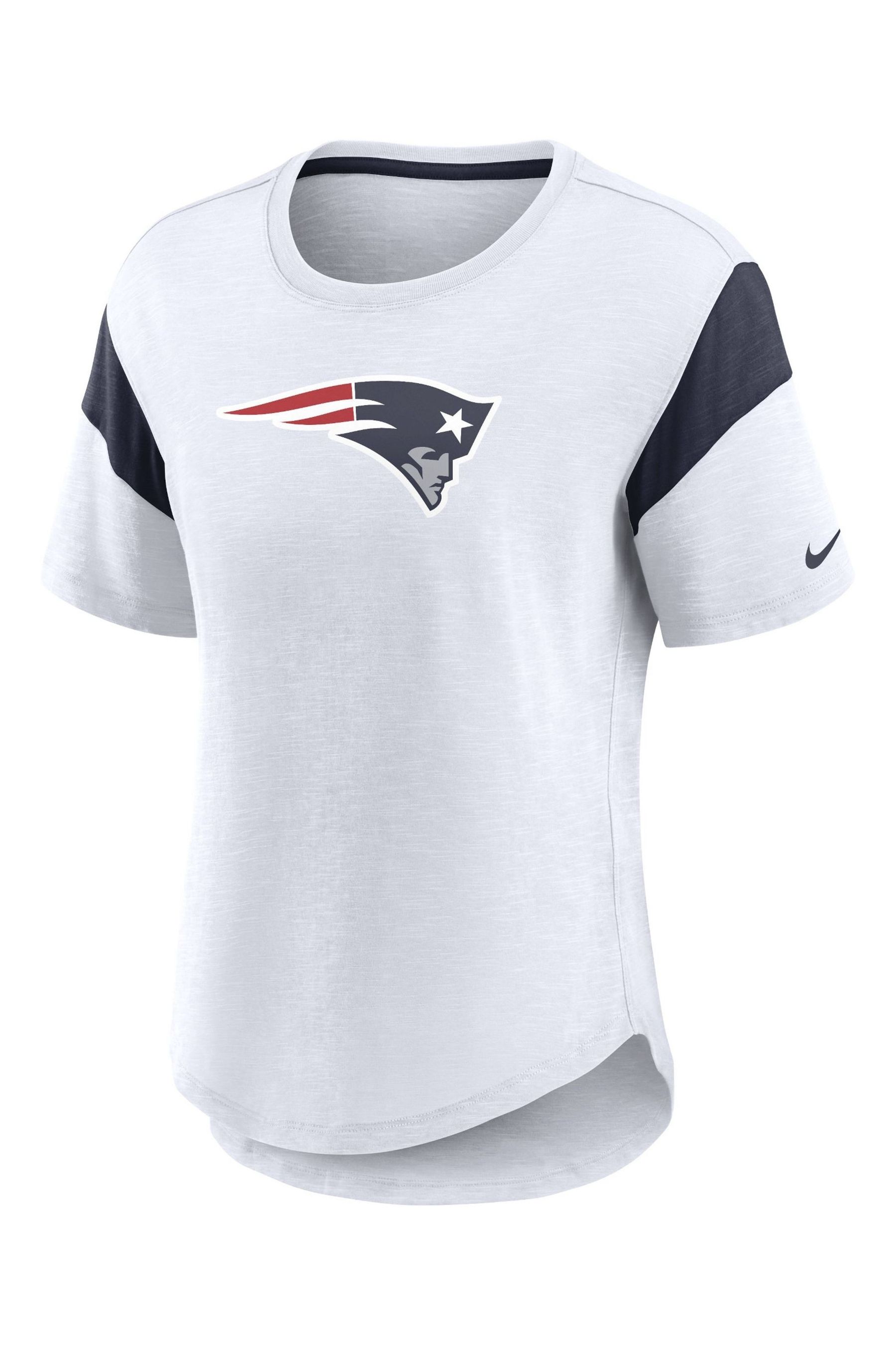 White new top england patriots shirt