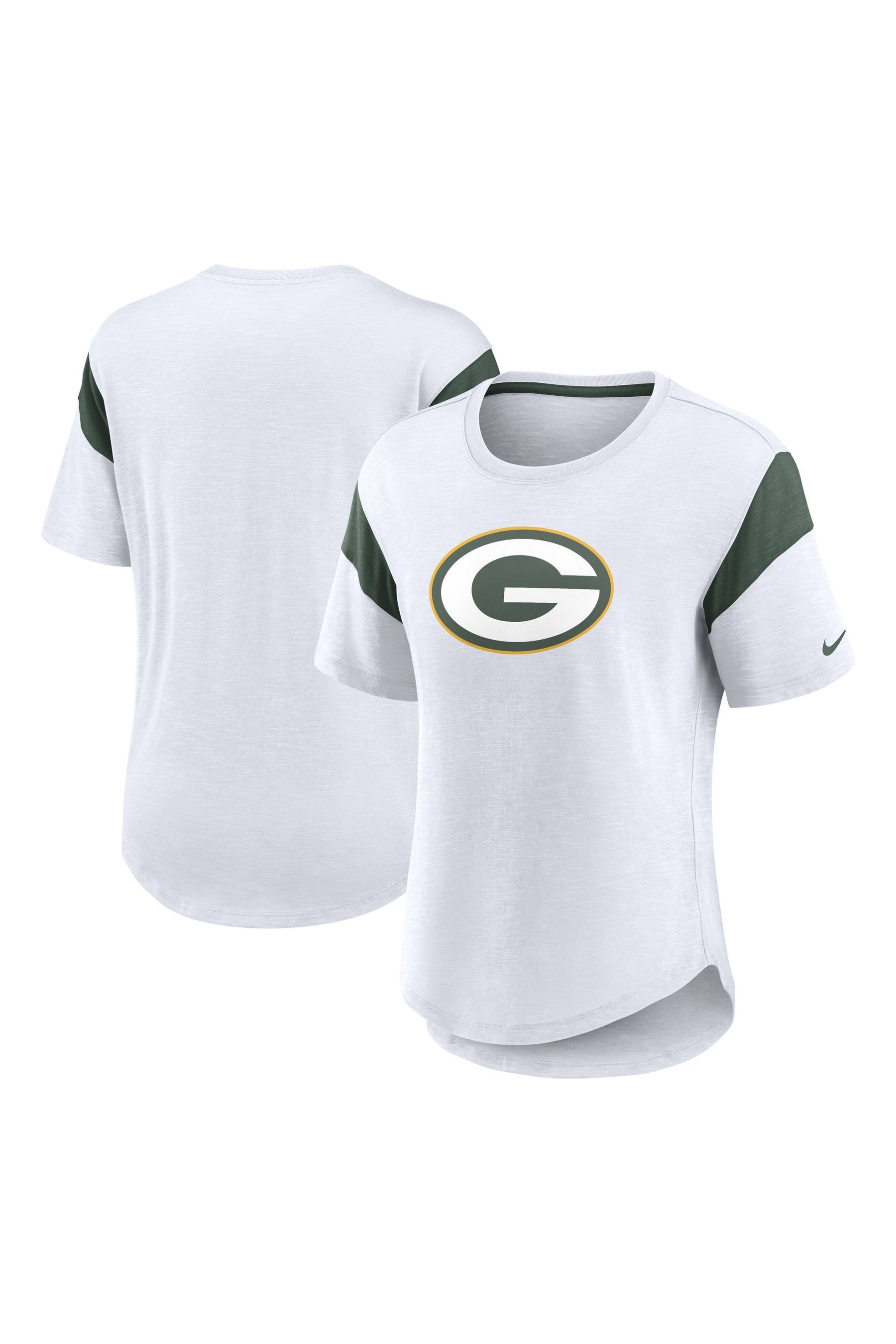 White hot sale packers shirt
