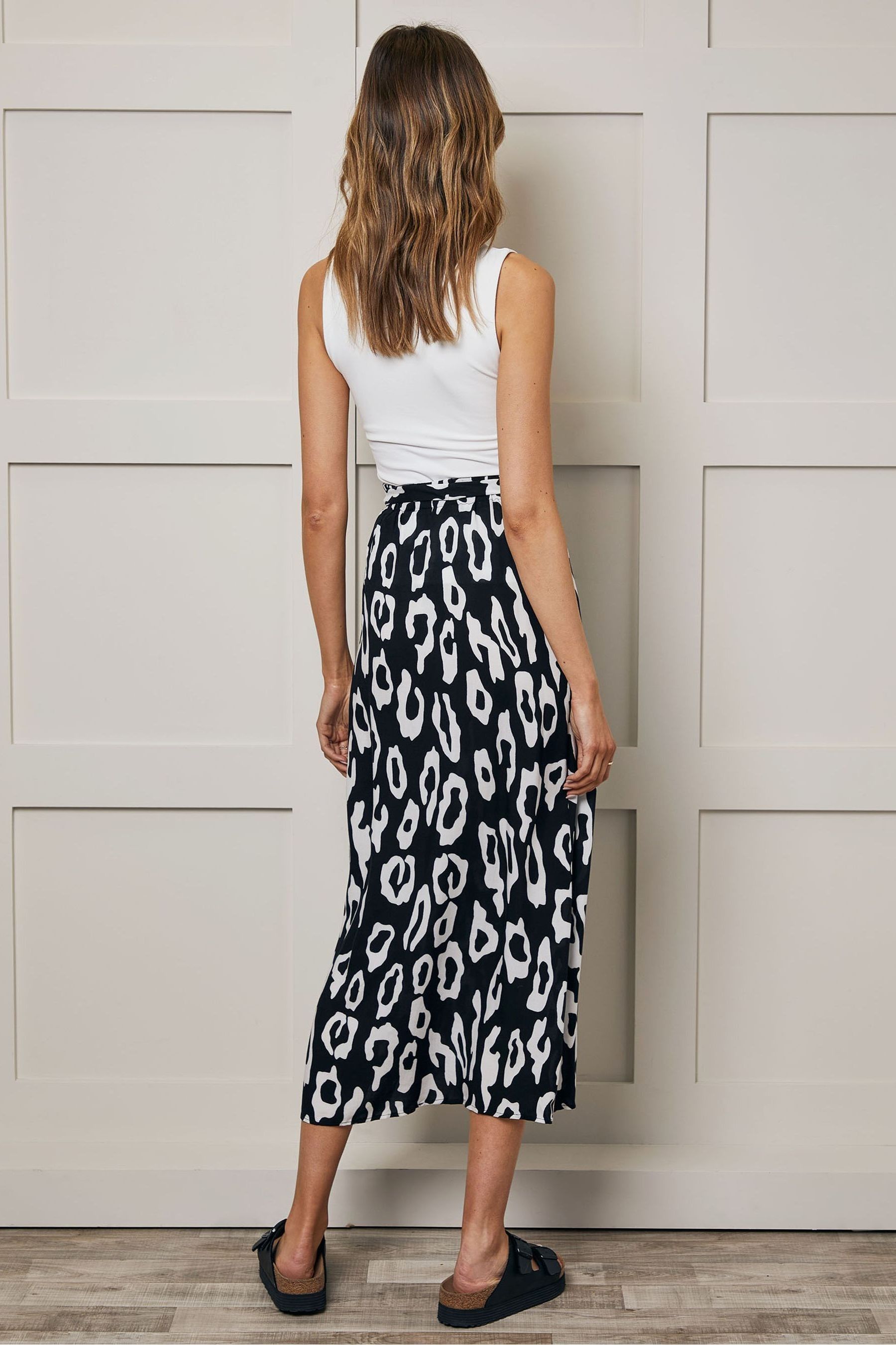 Petite midi shop skirt next
