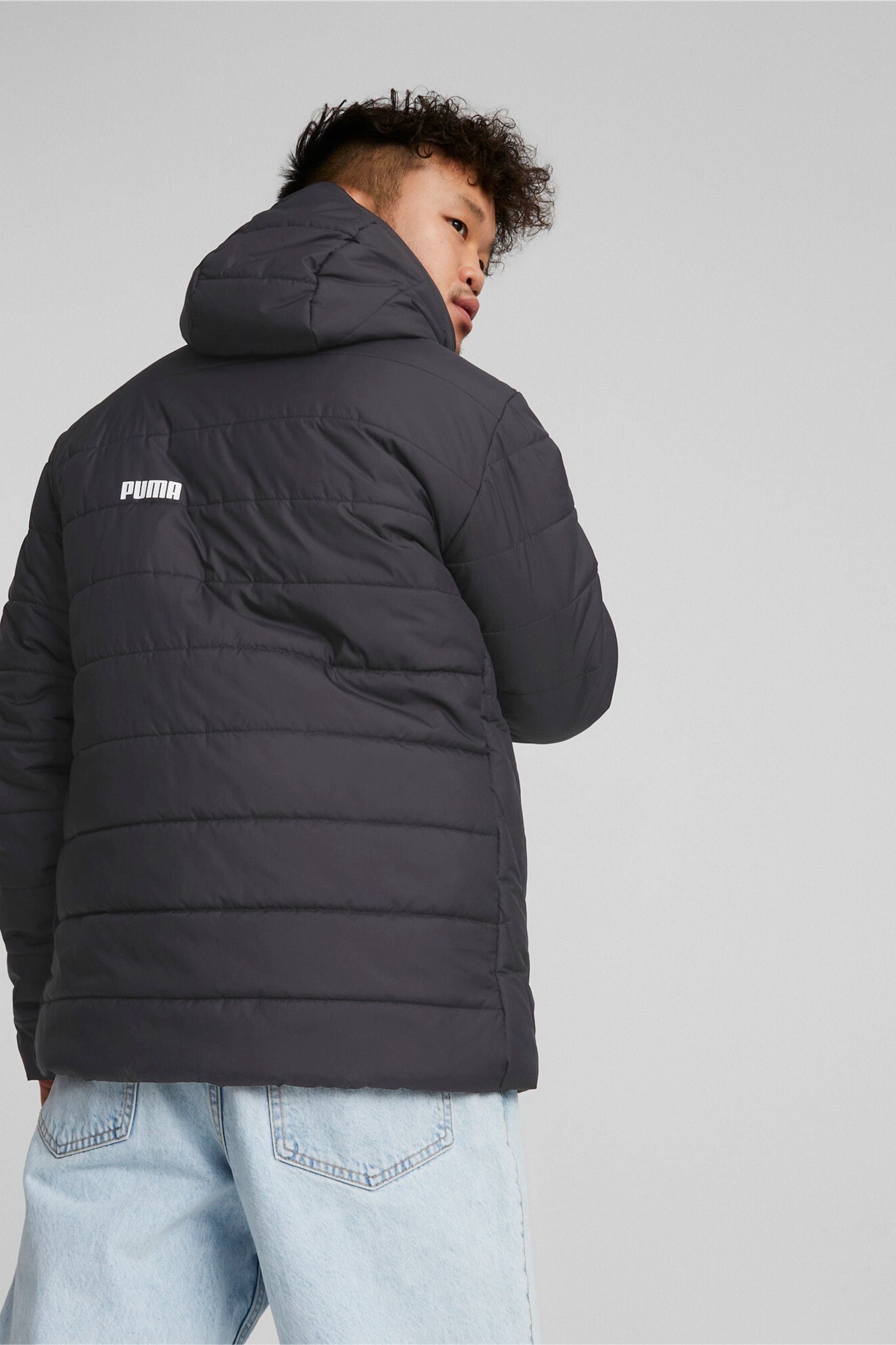 Puma padded top jacket black