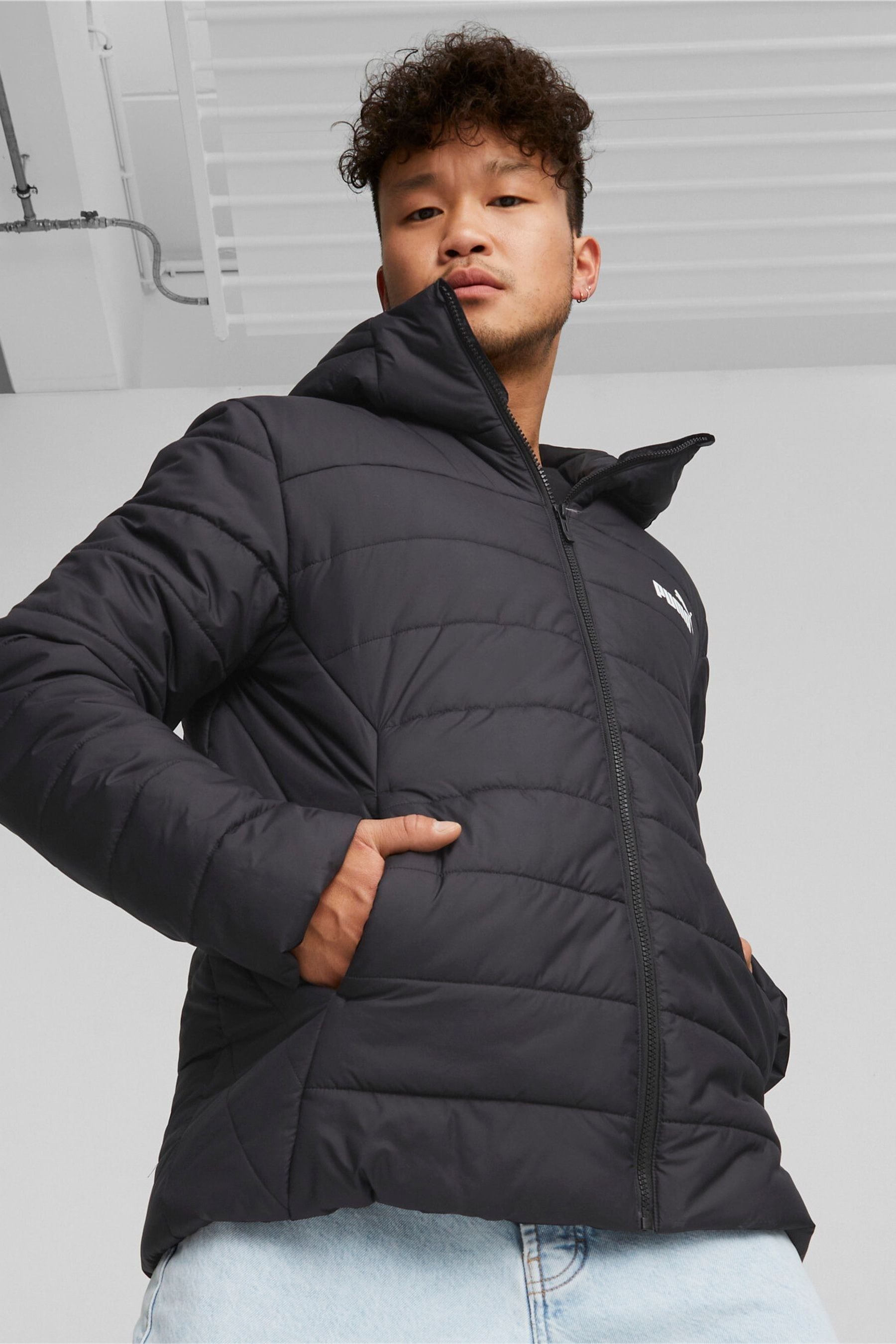 Buy Puma Black Essentials Padded Jacket from the Next UK online shop