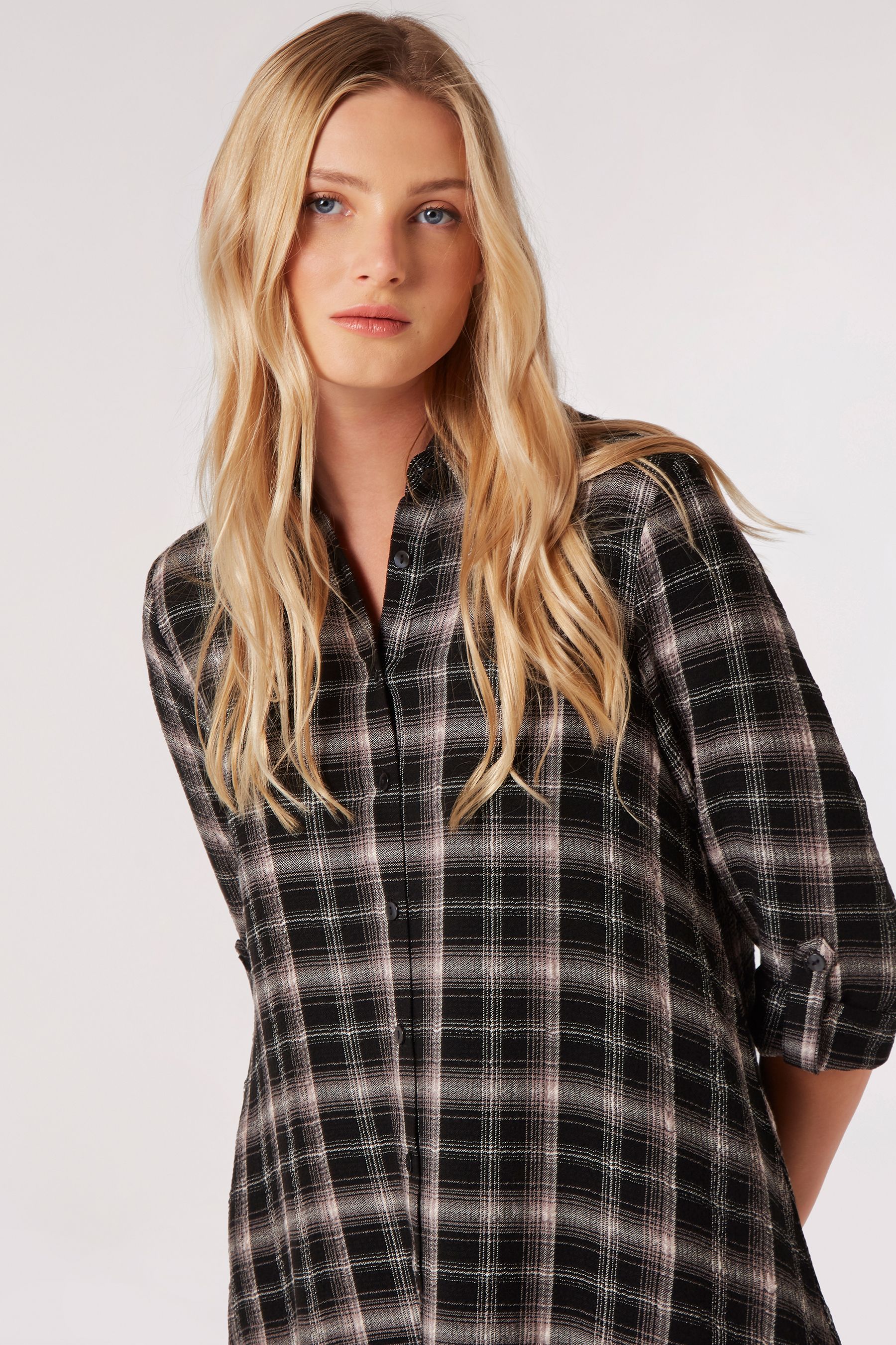 Checked shirt dresses on sale