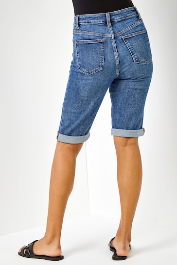 Roman Blue Essential Knee Length Shorts