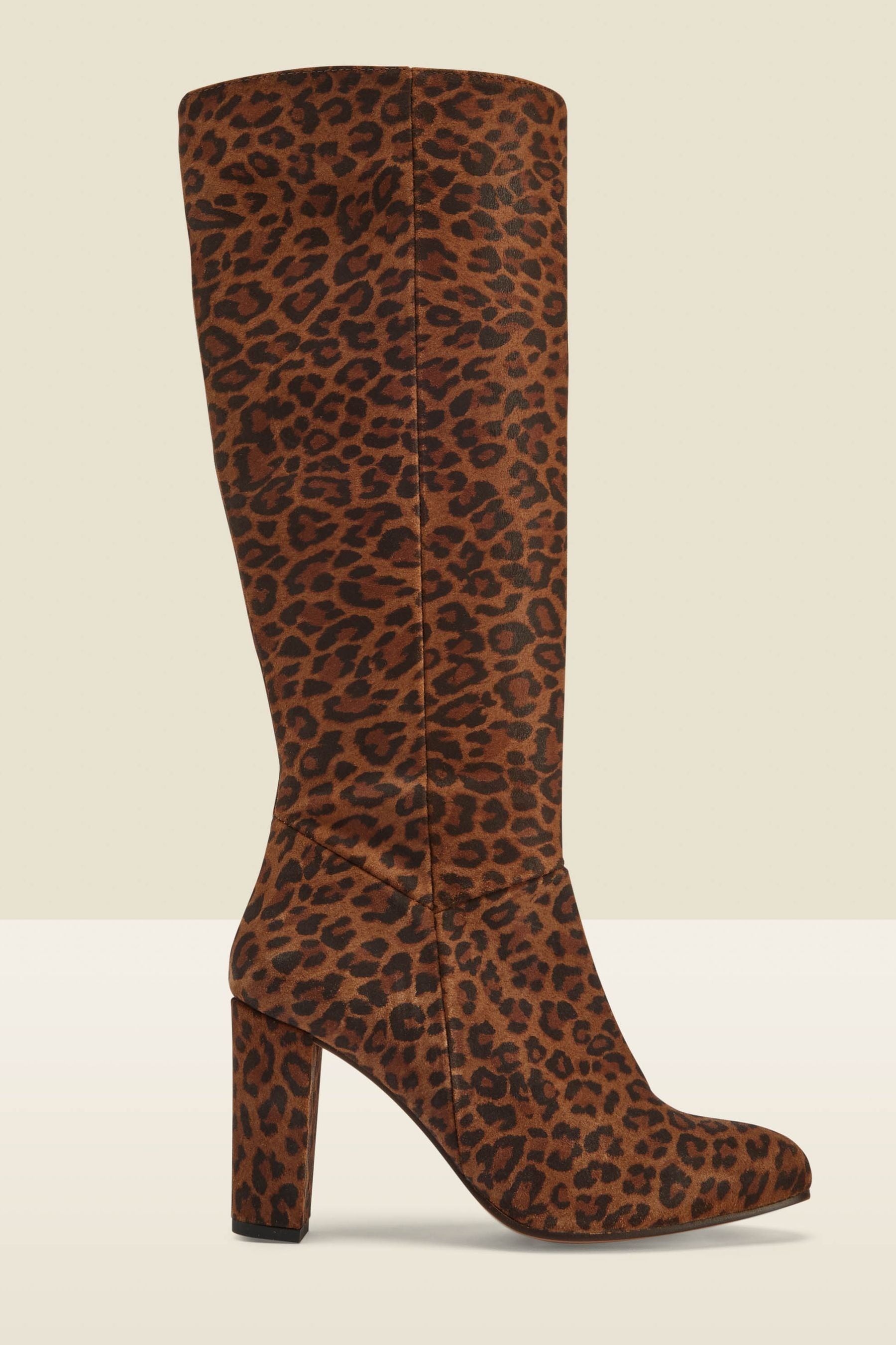 Animal boots brown suede on sale