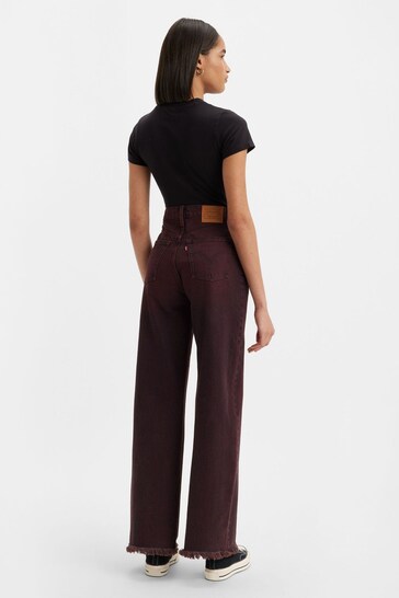 Levi's® Red Ribcage Wide Leg Jeans