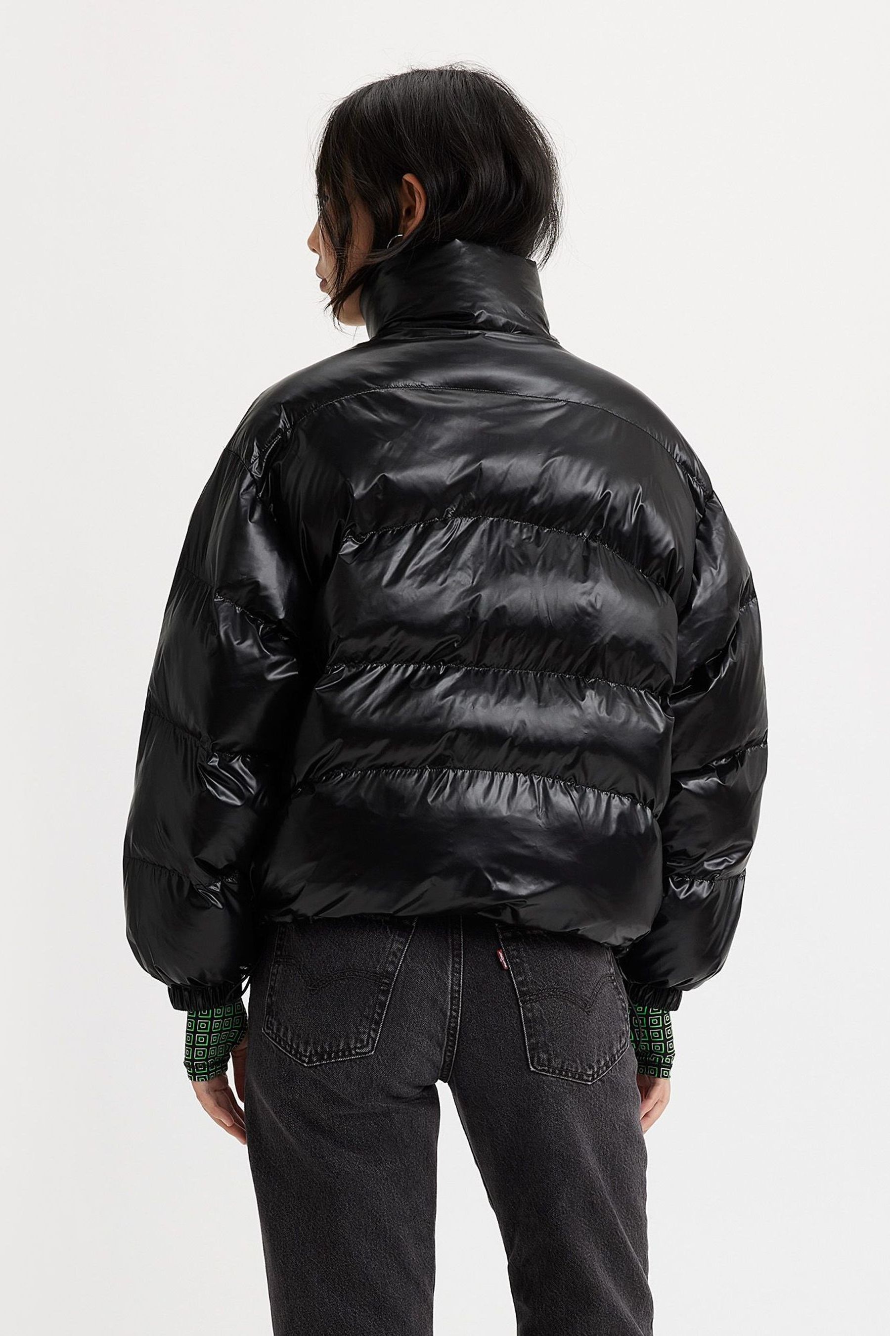 Levi's black on sale puffer jacket