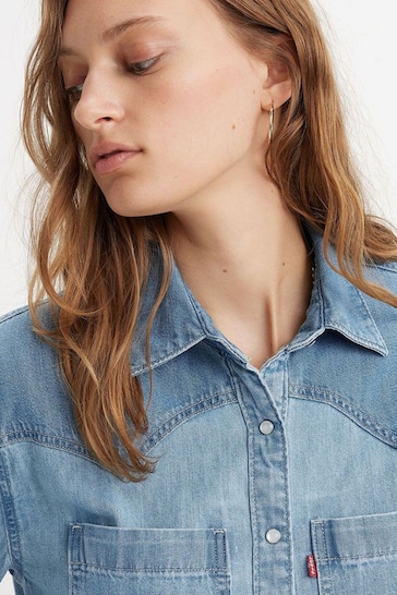 Levi's Done and Dusted 2 Denim Blue Teodora Western Shirt