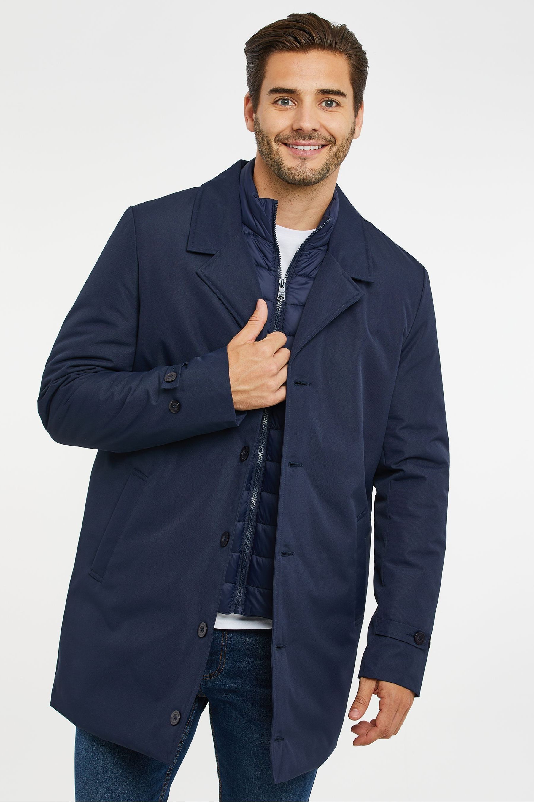 Next mens 2025 mac coat