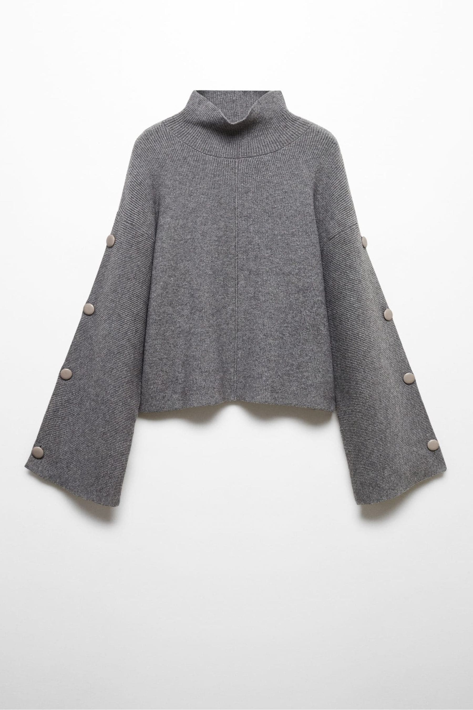 Turtleneck wide sale sleeve sweater